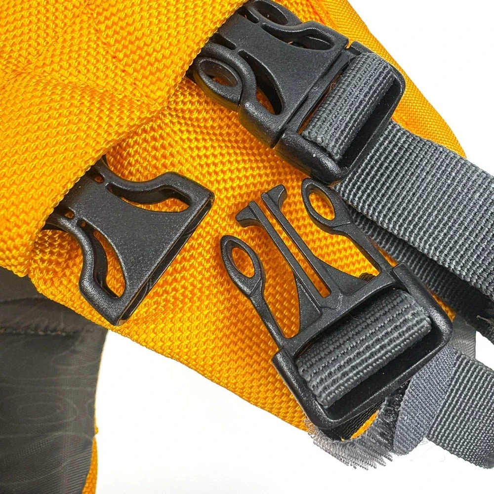 Ruffwear Dog Float Coat Life Jacket Sz XXS Orange Gray Lift Handle Reflective - Picture 5 of 13